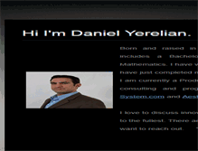 Tablet Screenshot of danielyerelian.com